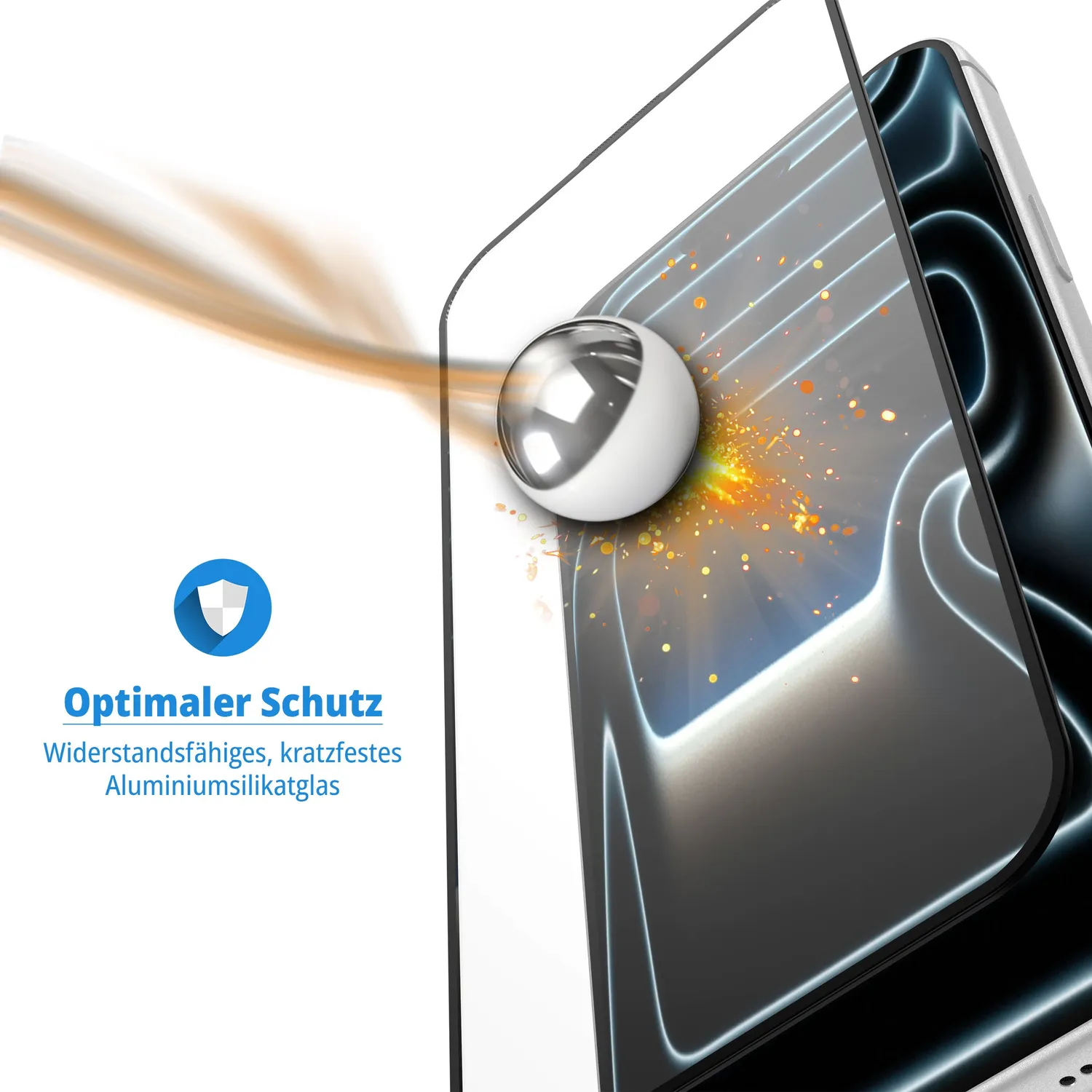 arktis DELUXE iPhone Panzerglas kristallklar 2 Stück