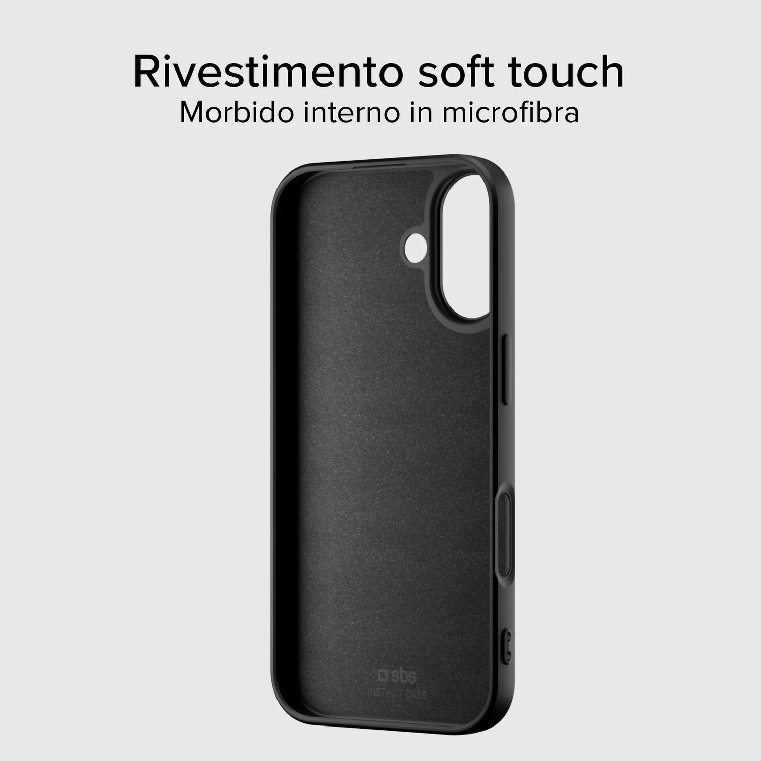 SBS Instinct iPhone 17 Hülle Schwarz