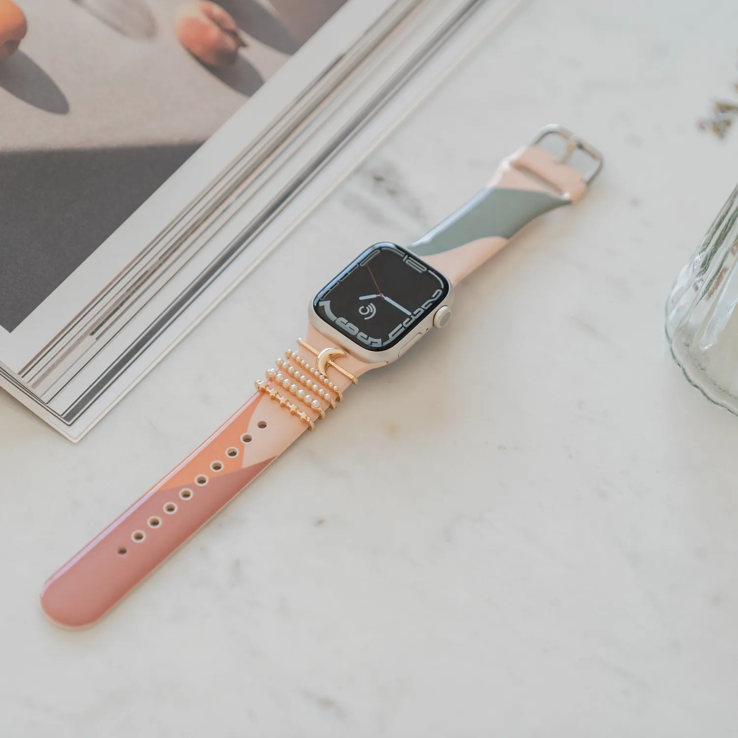 arktisband Apple Watch Charms Anhänger Love Edelstahl
