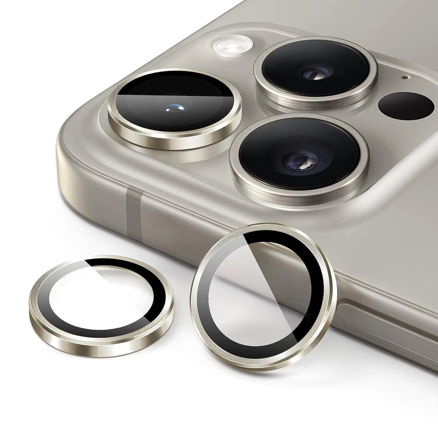 arktis iPhone 15 Pro Lens Protector Alu Glas
