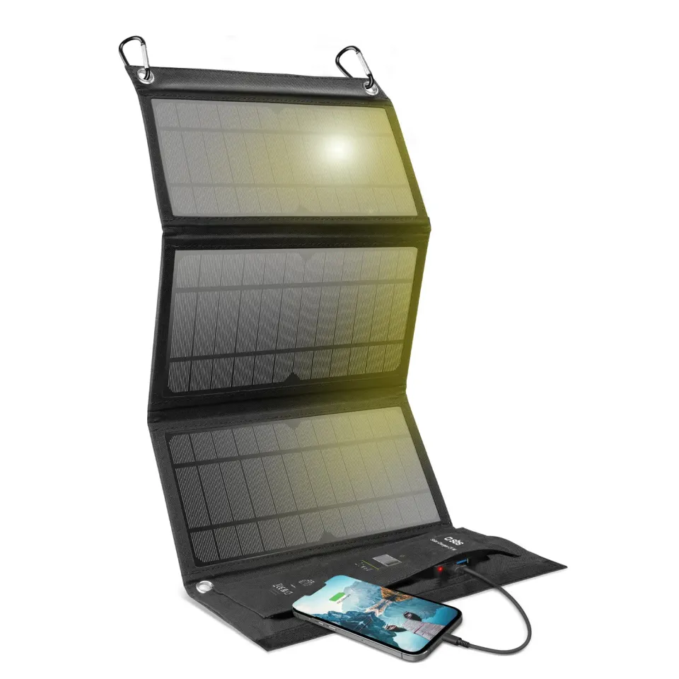 SBS Solar Ladegerät 21 Watt tragbar 2x USB