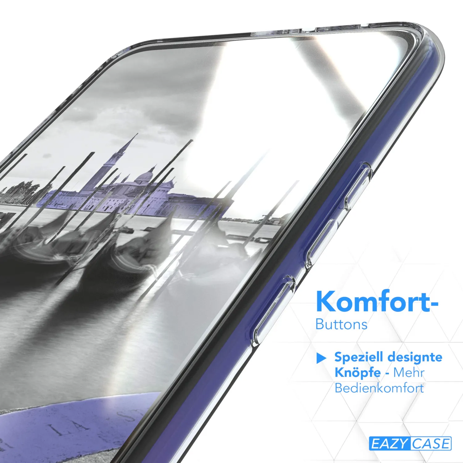 EAZY CASE Redmi 9 Silikon Hülle Transparent ultradünn