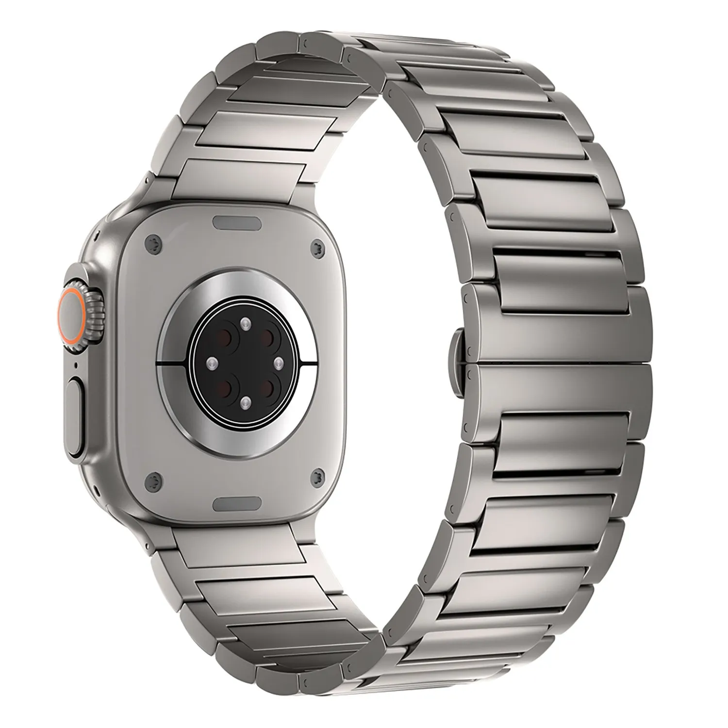 arktisband Raptor Apple Watch Ultra Titanarmband Schwarz 24mm