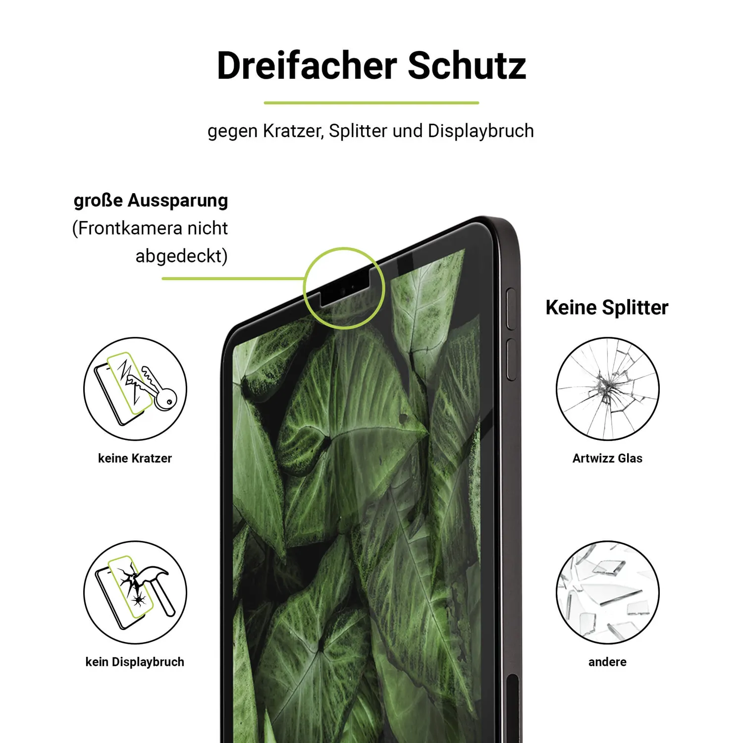 Artwizz SecondDisplay iPad Pro 12,9 Panzerglas 2022-2018