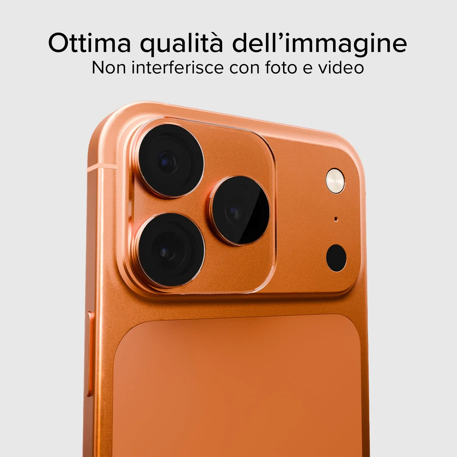 SBS Kameraschutz iPhone 17 Pro / Pro Max transparent Glas
