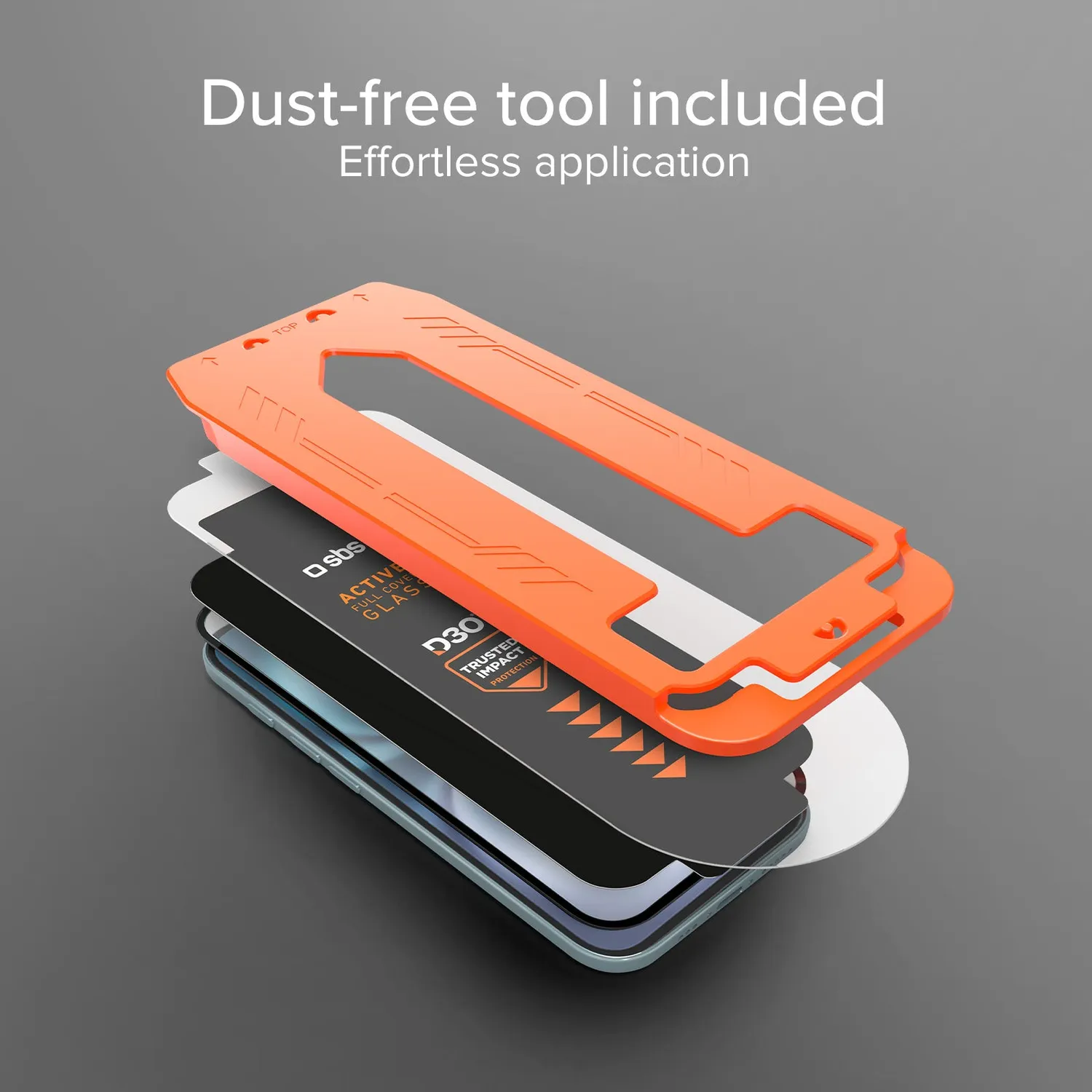 SBS D3O Samsung Galaxy S26+ Panzerglas mit Applikator