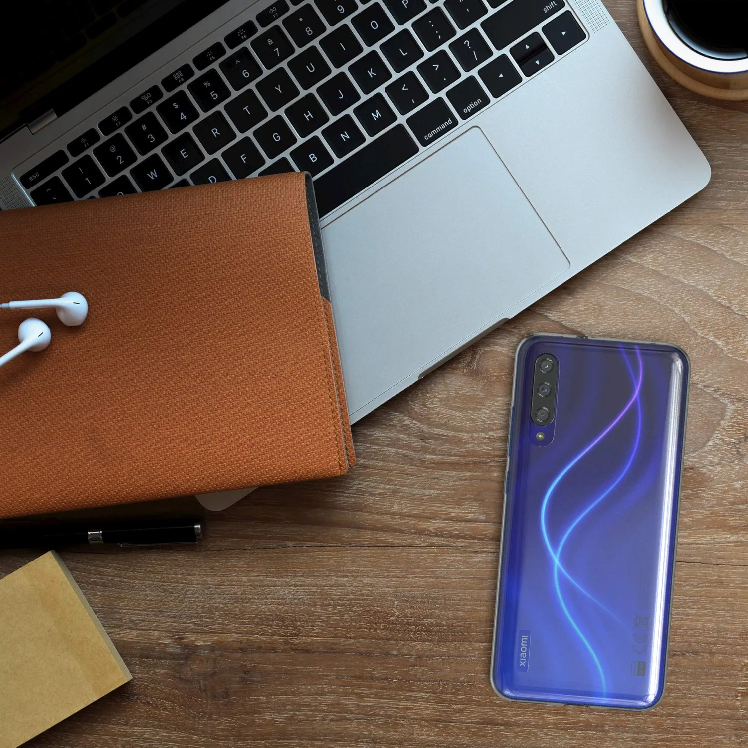 EAZY CASE Xiaomi Mi A3 Silikon Hülle Clear Transparent 0,8mm