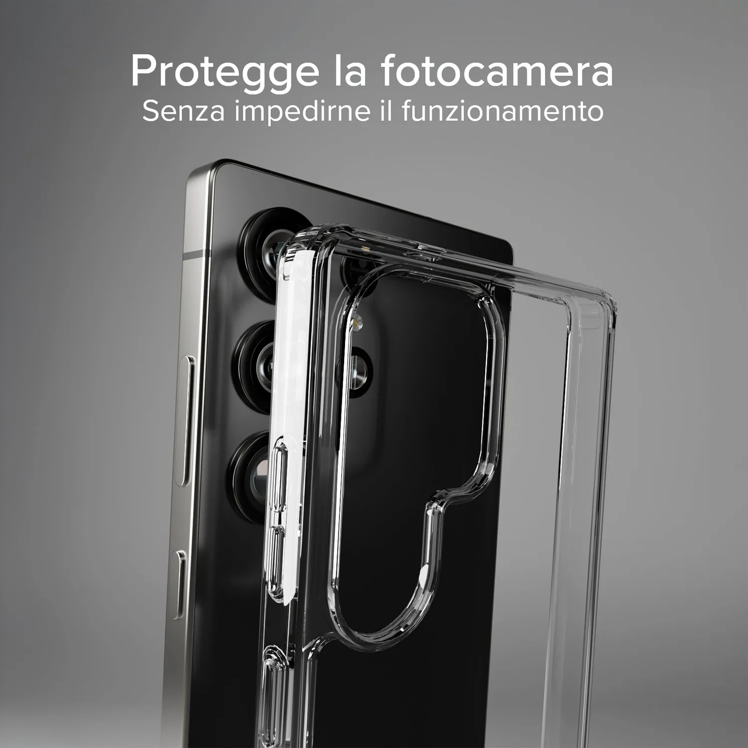 SBS Galaxy S25 Ultra Hülle transparent D3O stoßfest