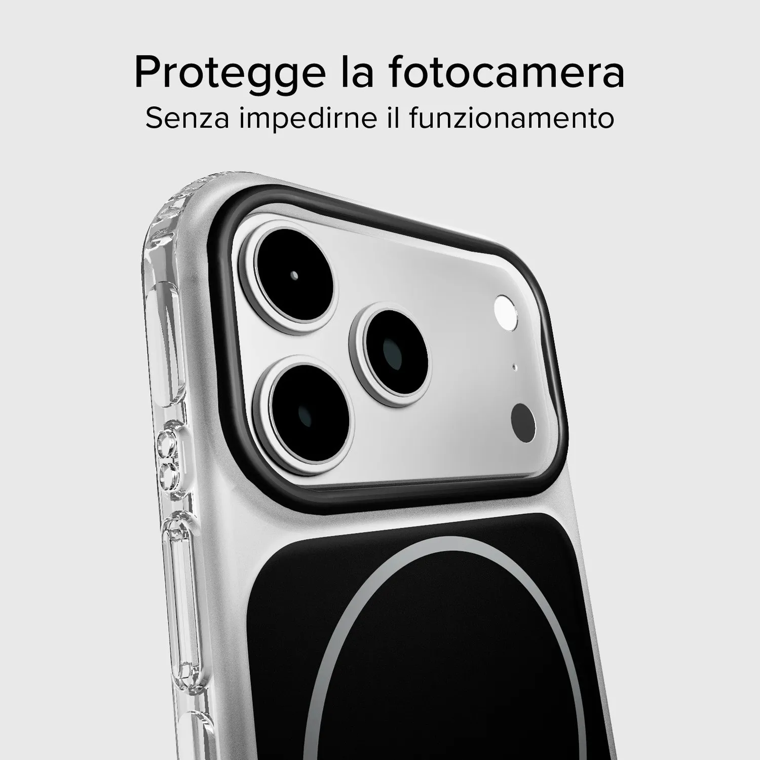 SBS Block iPhone 17 Pro Max Hülle MagSafe schwarz stoßfest