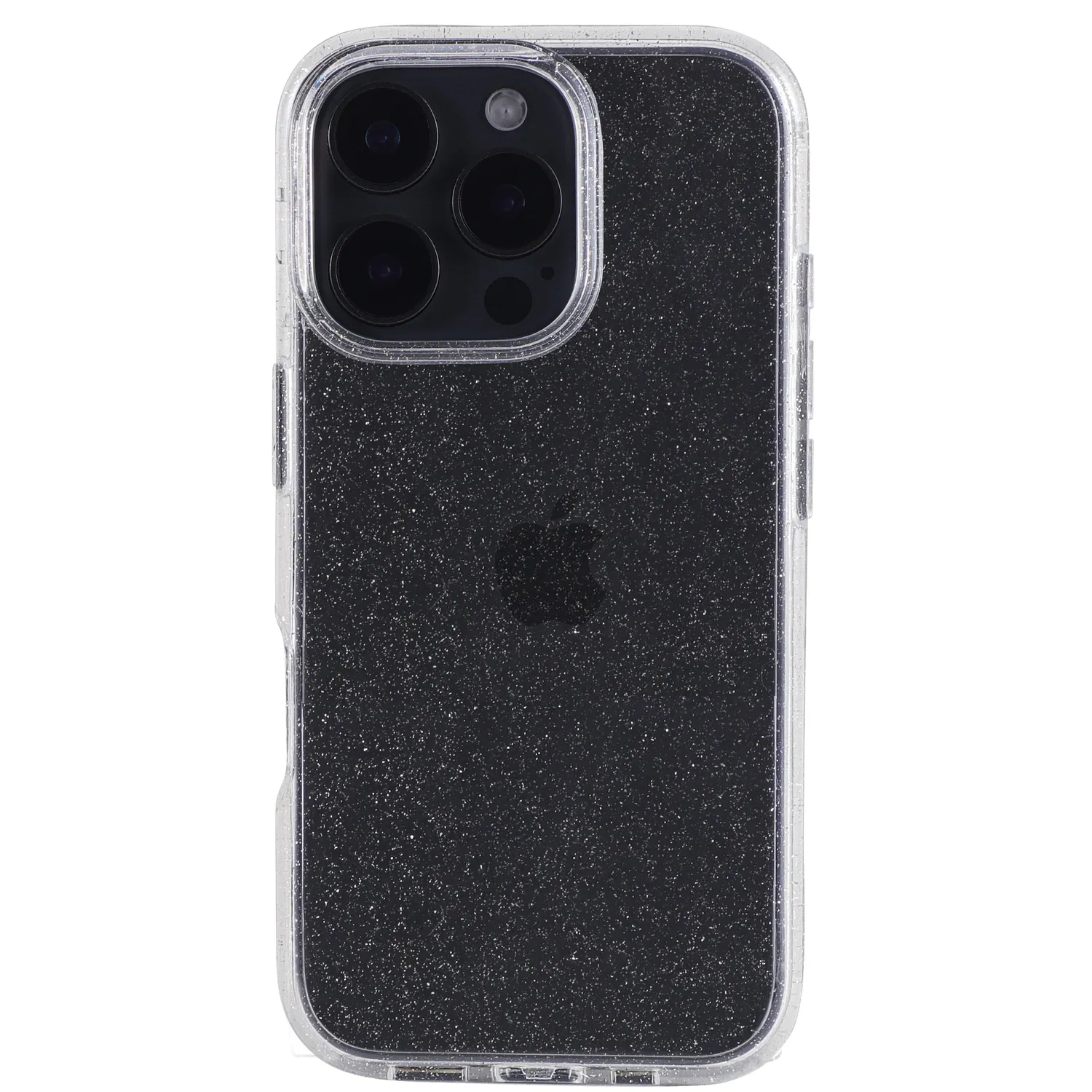 arktis Glitter Case iPhone 16 Pro Hülle transparent Glitzer