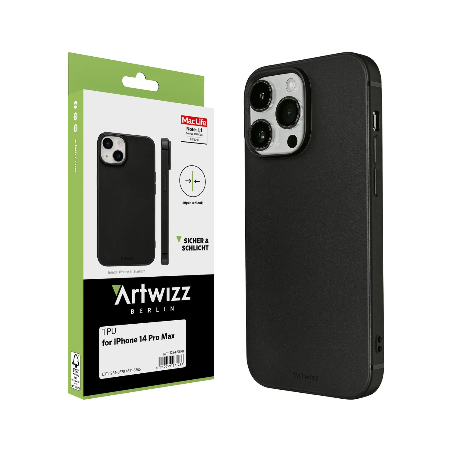 Artwizz TPU Case iPhone 14 Pro Max Handyhülle matt