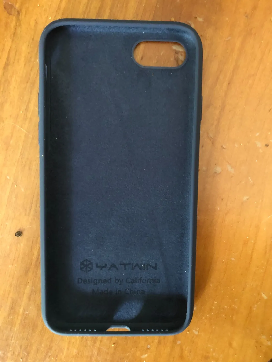 YATWIN iPhone SE 2022/2020/8/7 Silikon Hülle Schwarz griffig