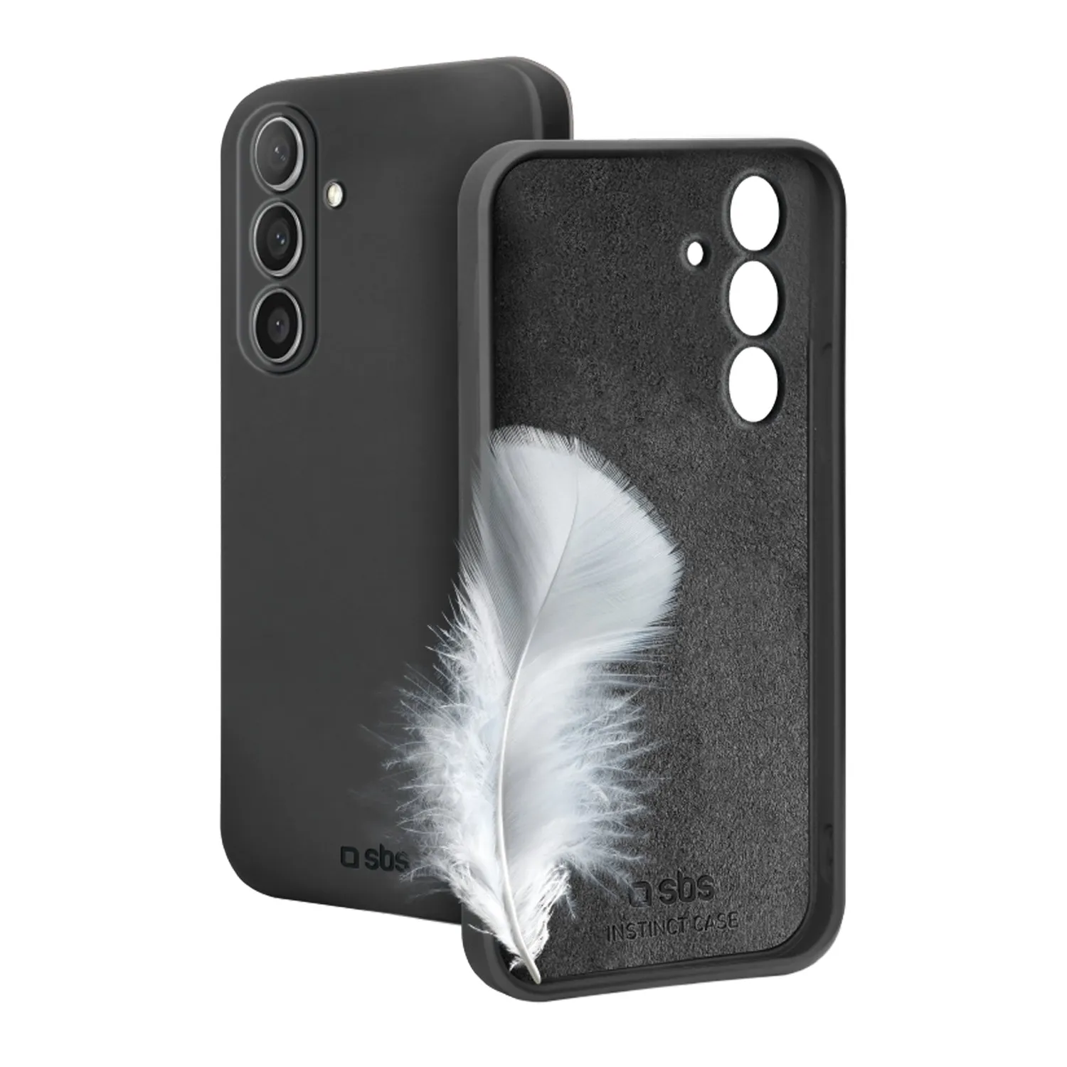 SBS Instinct Galaxy A14 Handyhülle Blau TPU Microfaser