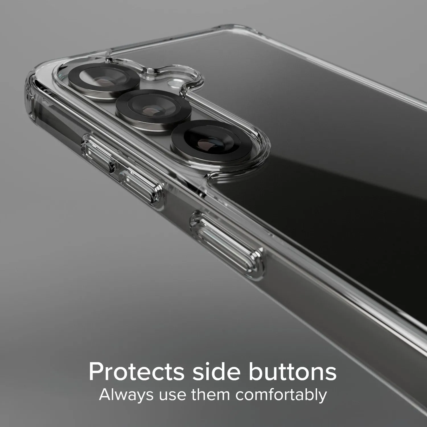 SBS Samsung S25 Hülle D3O transparent stoßfest