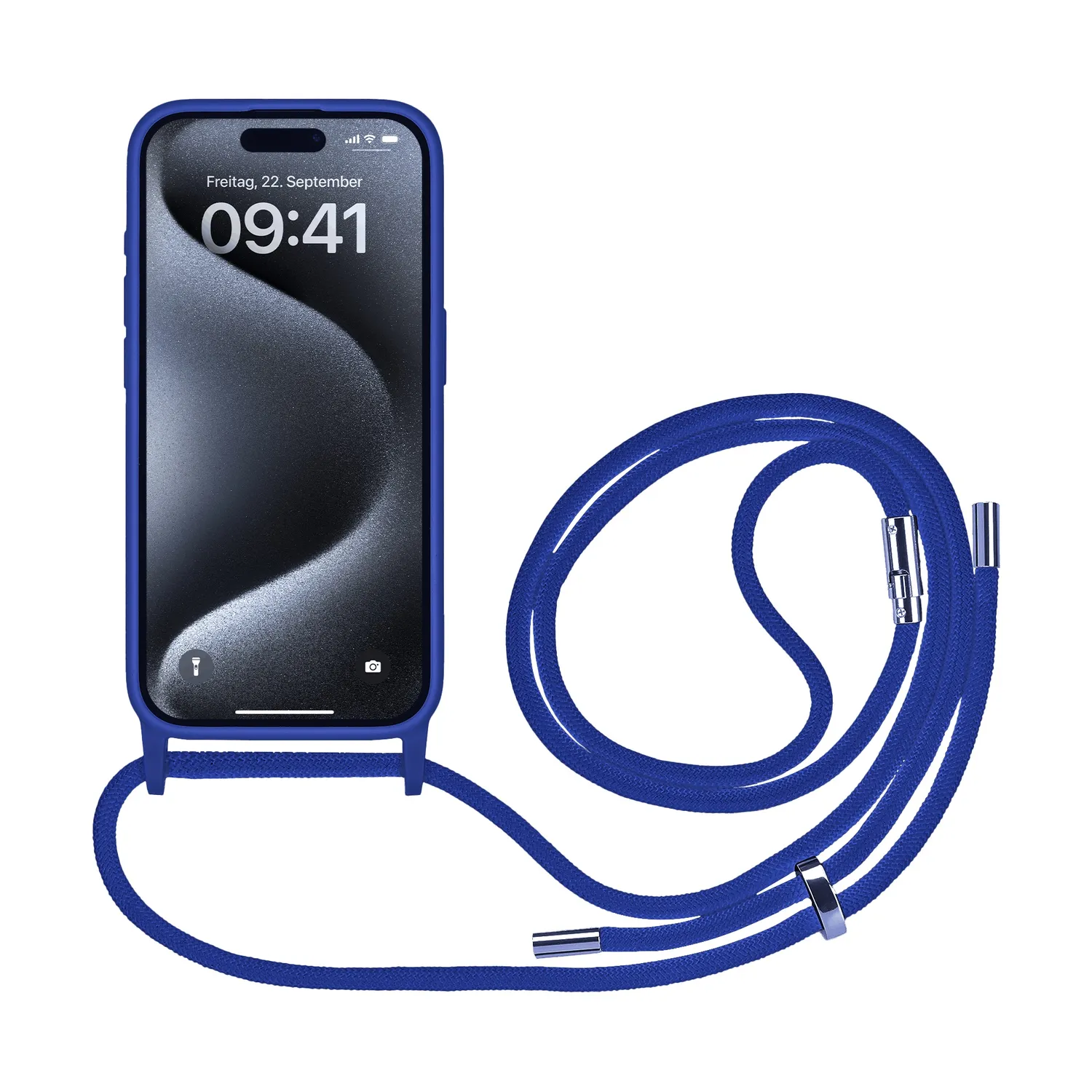 Artwizz HangOn Case Silicone +CHARGE iPhone 15 Pro Handyhülle mit Kette