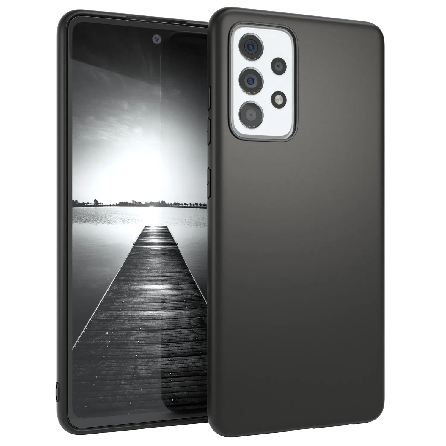 EAZY CASE Galaxy A52 Silikonhülle Transparent 0,8 mm