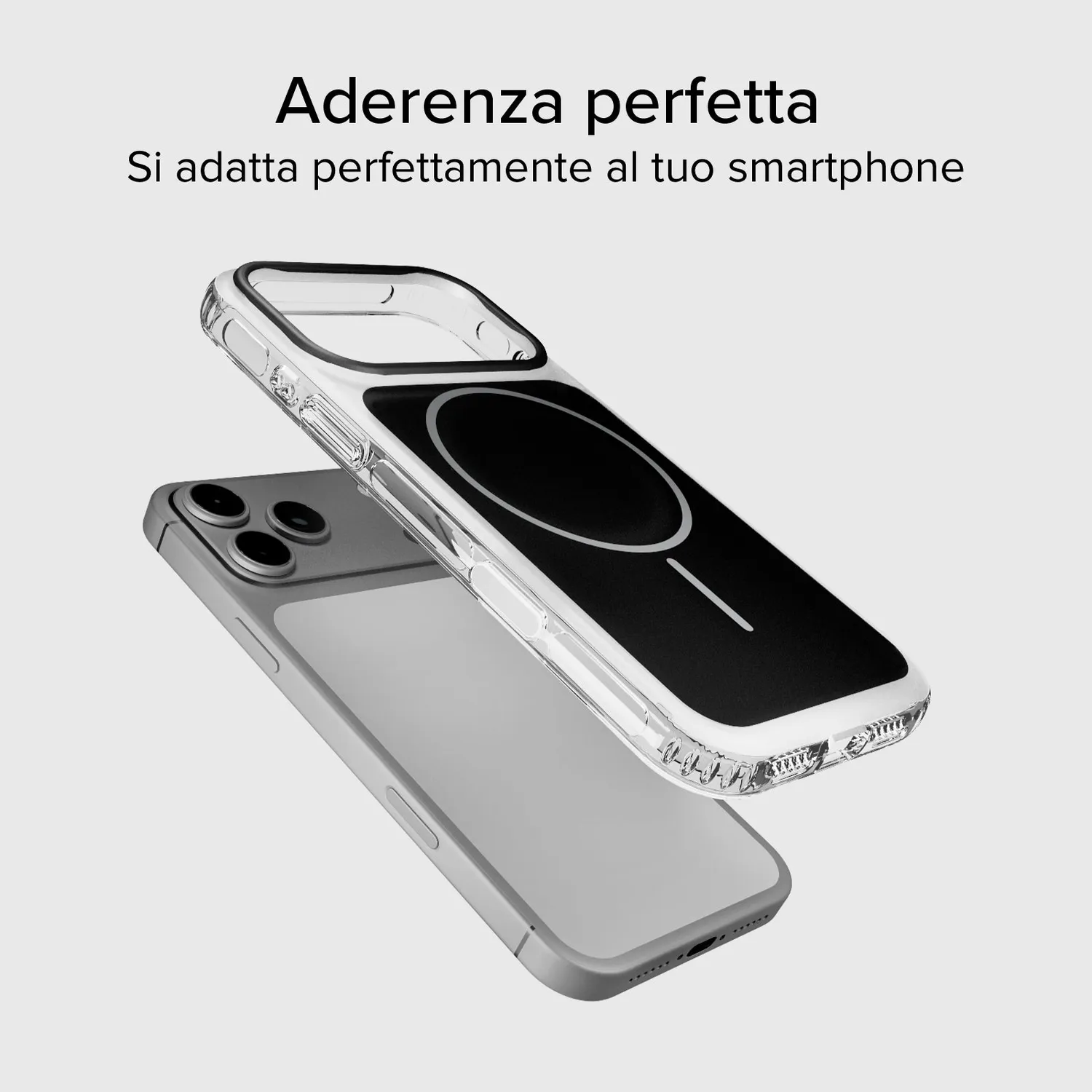 SBS Block iPhone 17 Pro Max Hülle MagSafe schwarz stoßfest