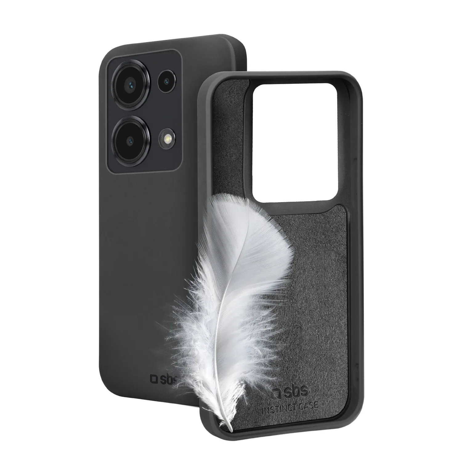 SBS Instinct Hülle Xiaomi Redmi Note 13 Pro 4G schwarz TPU