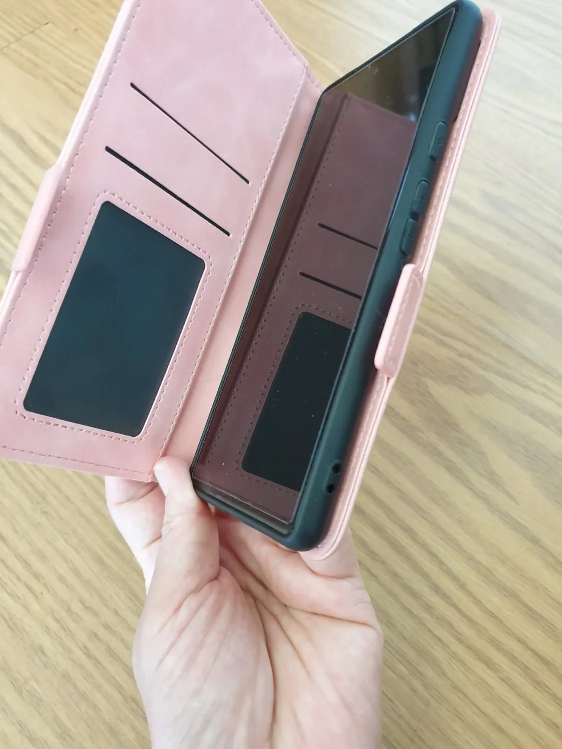 YATWIN Pixel 6 Klapphülle Leder blau + Panzerglas