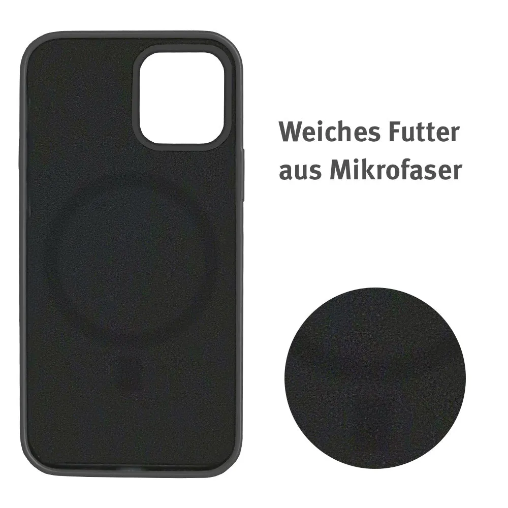 arktis Silikon iPhone 13 Pro Hülle MagSafe schwarz
