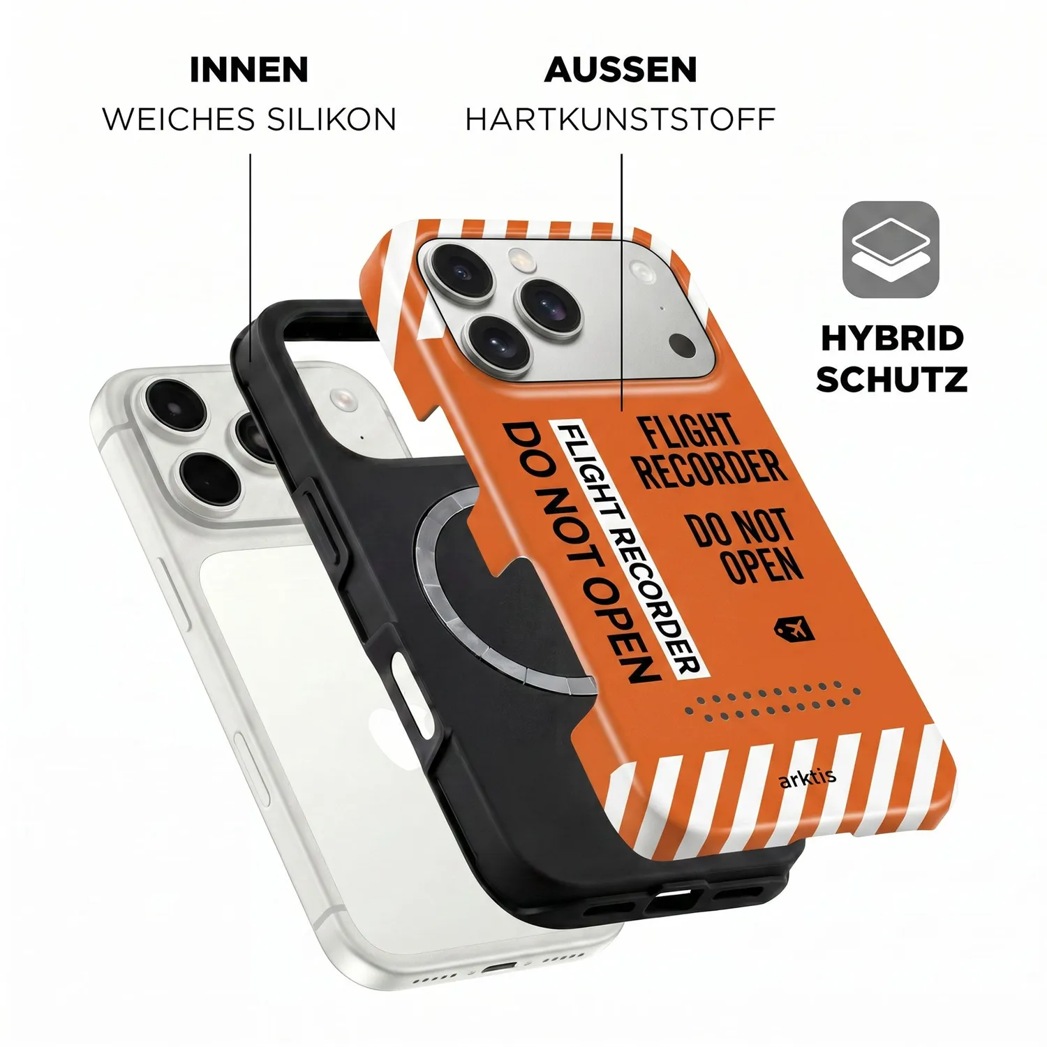 arktis Airport Case iPhone 17 Hülle mit MagSafe