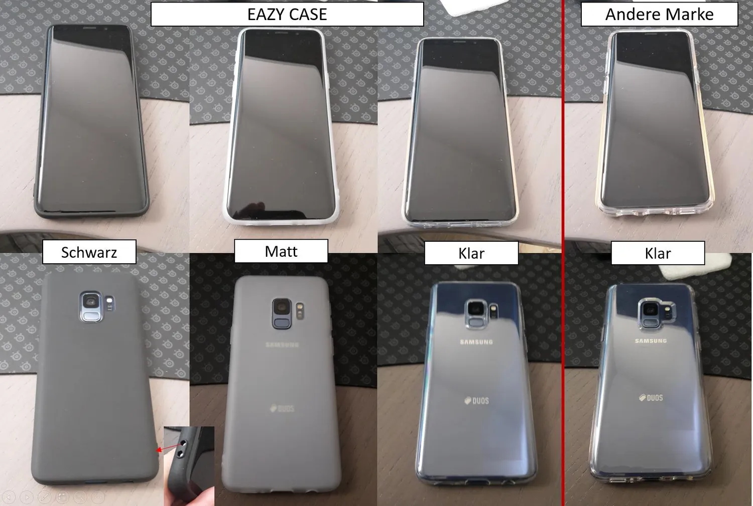 EAZY CASE iPhone Air Silikonhülle Petrol Matt Dünn