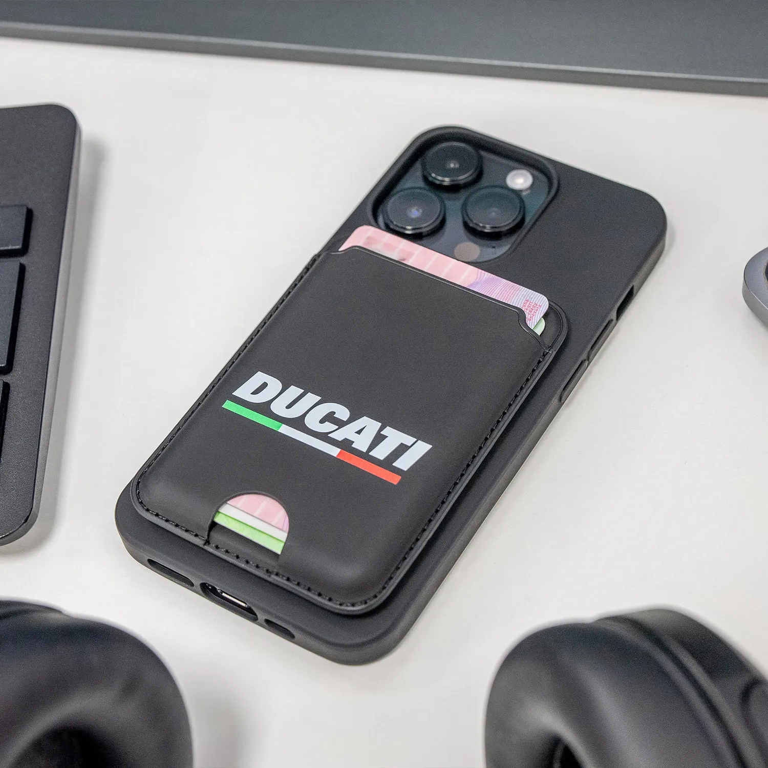 SP Connect Ducati Card Wallet Kartenhalter Shield RFID 4 Karten