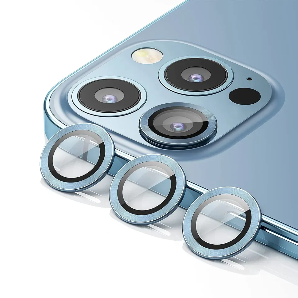arktis iPhone 13 Pro Max Lens Protector Kameraschutz Sierrablau