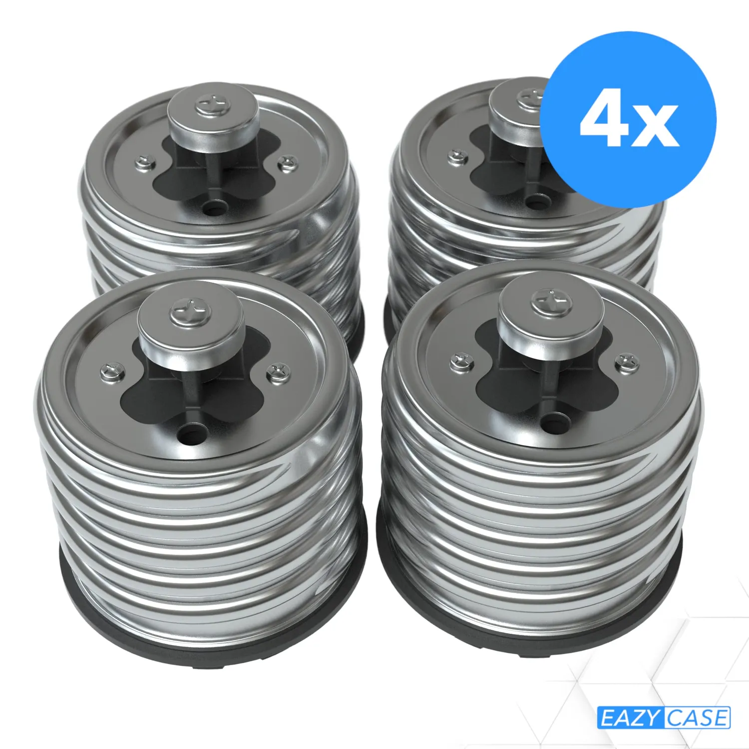 EAZY CASE E40 auf E27 Adapter 4x Schwarz 30W