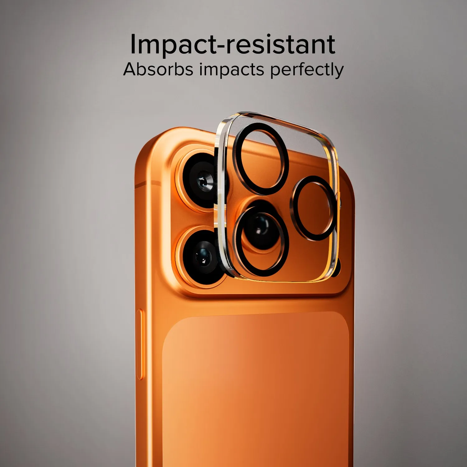 SBS D3O Kameraglas iPhone 17 Pro Schutz Schwarz stoßfest