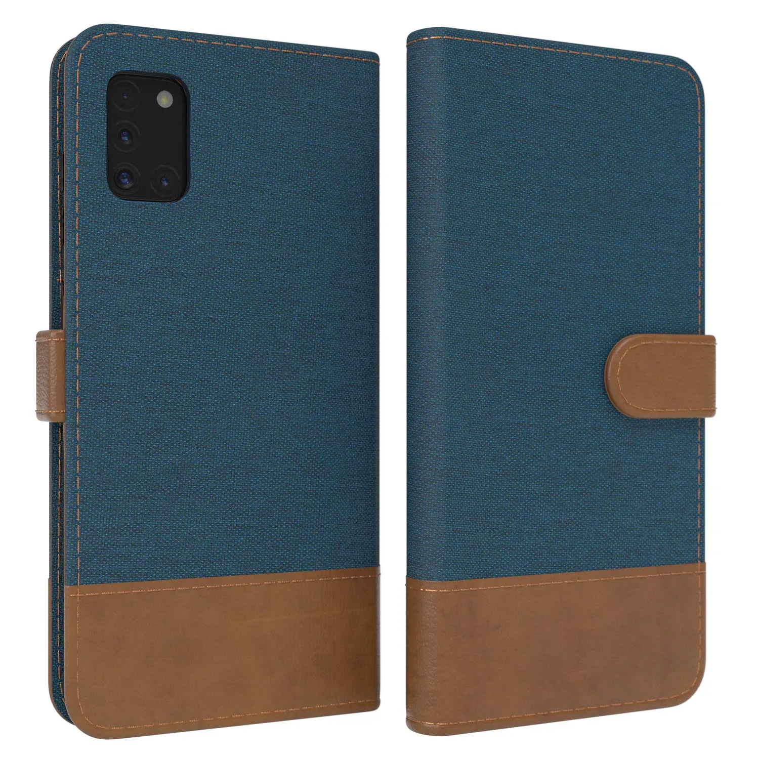 EAZY CASE Galaxy A31 Klapphülle Schwarz Book