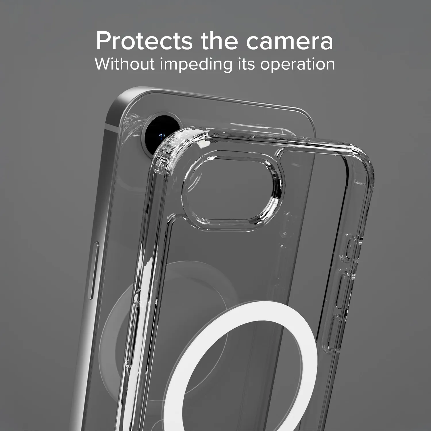 SBS D3O iPhone 17e/16e Hülle Transparent MagSafe