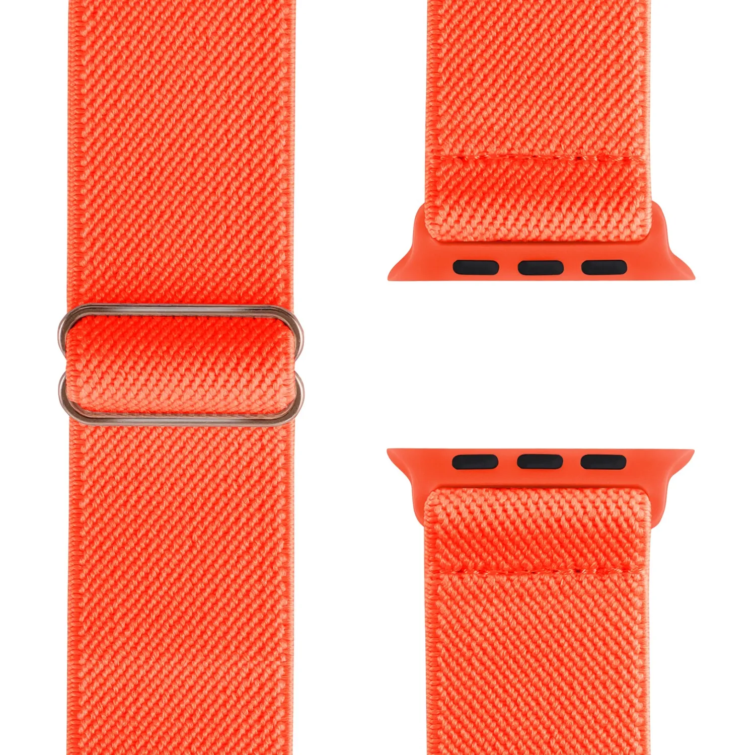arktisband Nylon Loop Apple Watch Armband Schwarz 44mm
