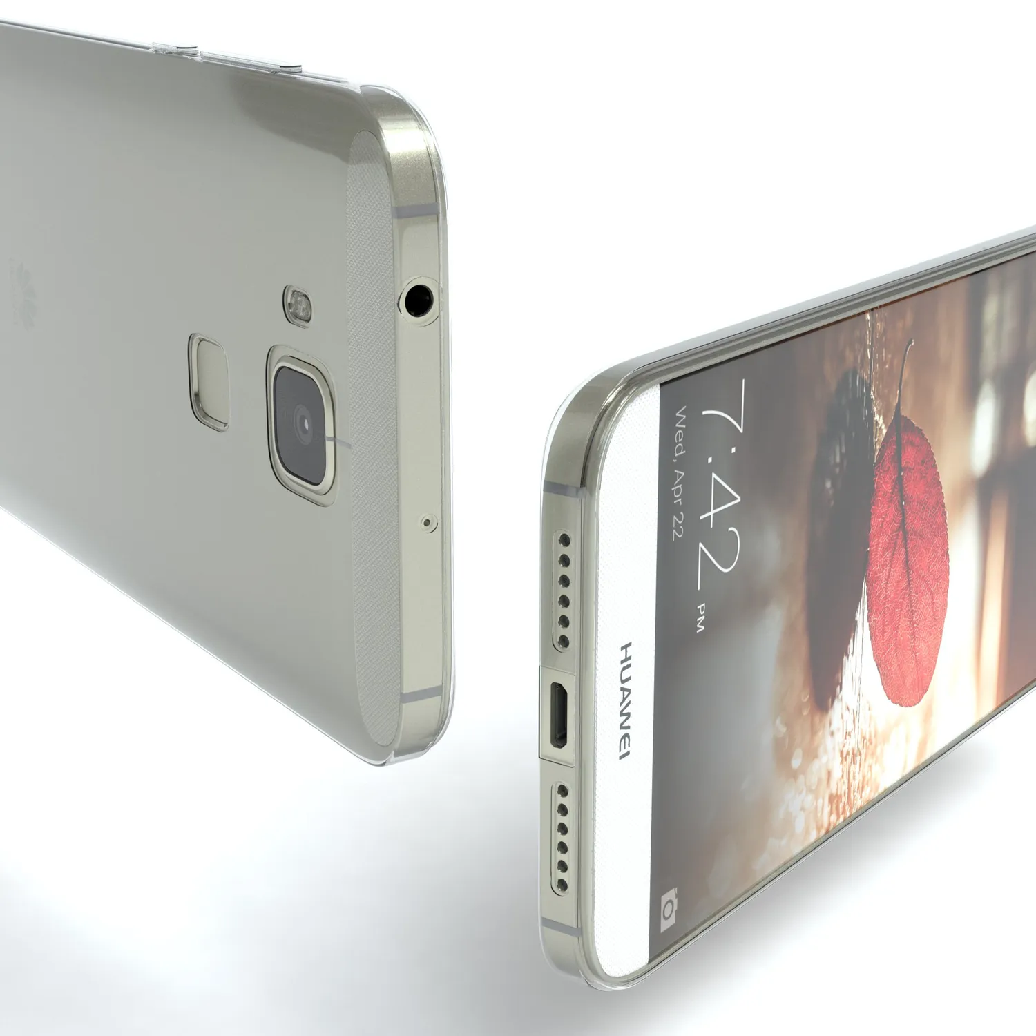 EAZY CASE Huawei Ascend G620s Silikonhülle Transparent ultradünn