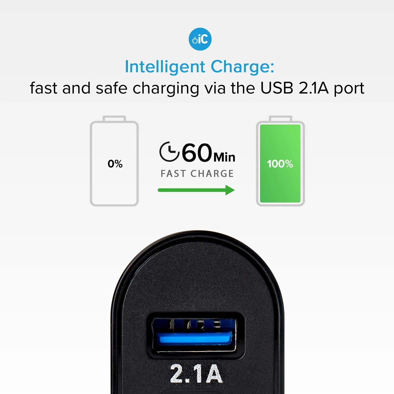 SBS Reiseladegerät USB Type-C 5,1A Schnellladung 2-fach