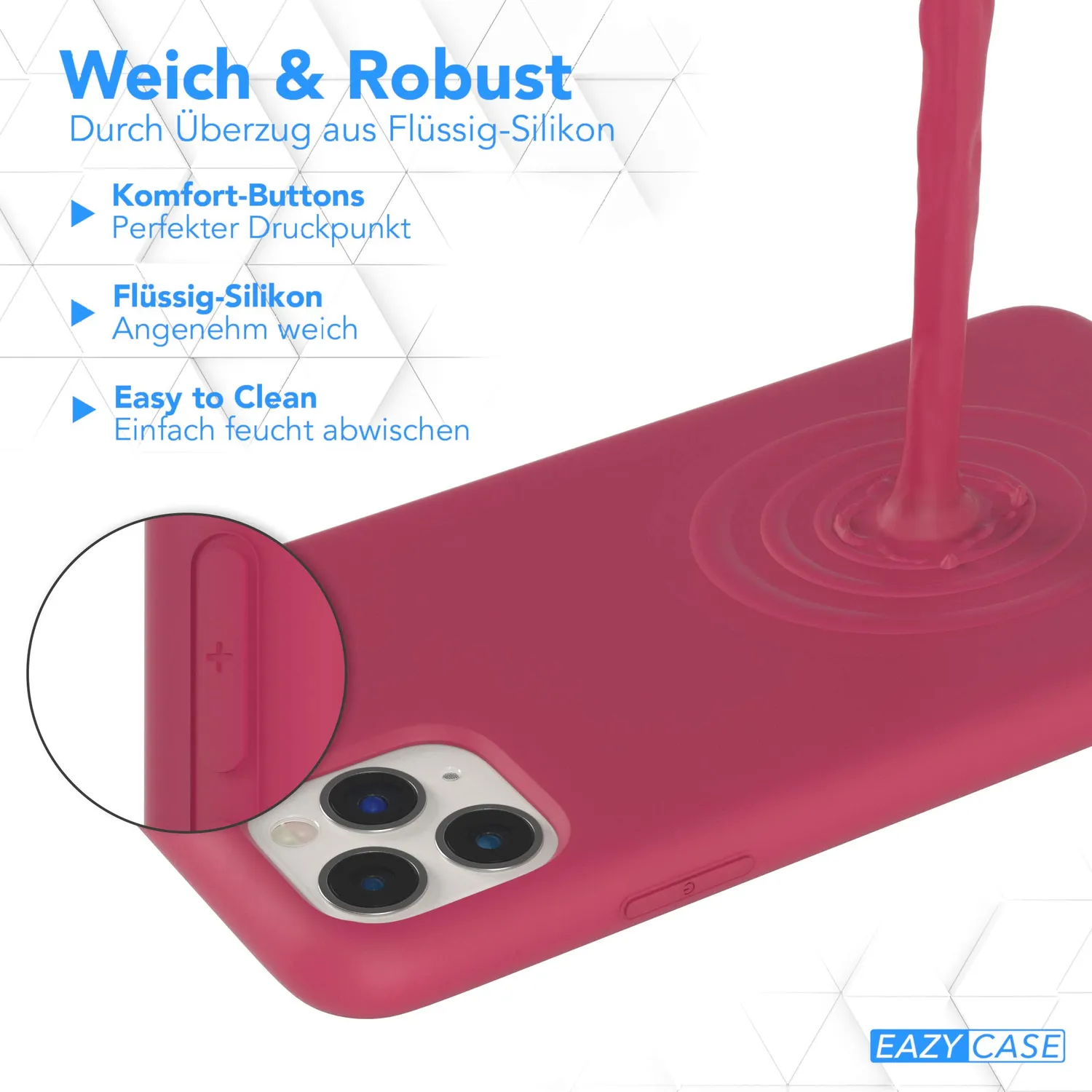 EAZY CASE Nano Silikon iPhone 11 Pro Max Beere