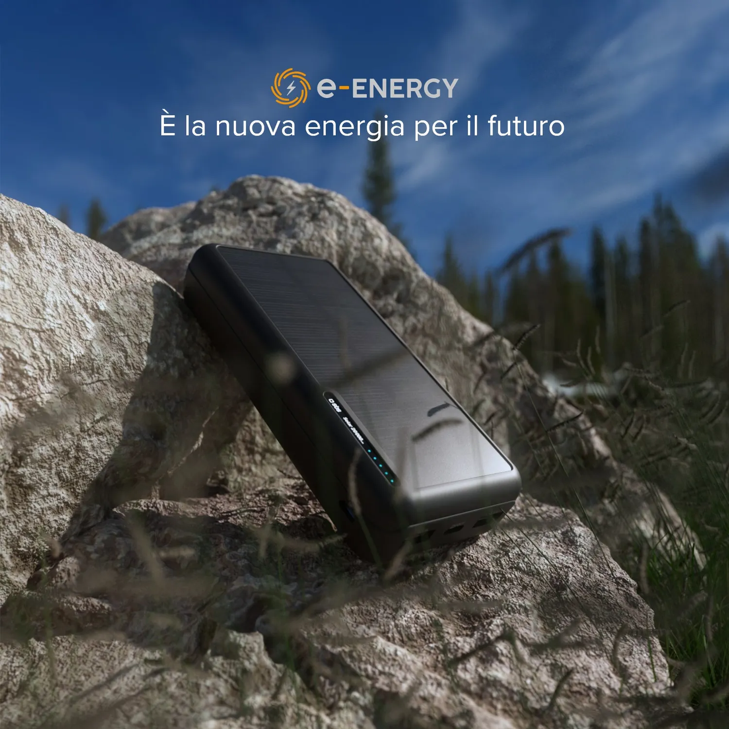 SBS 20.000 mAh Powerbank Solar Outdoor 10W