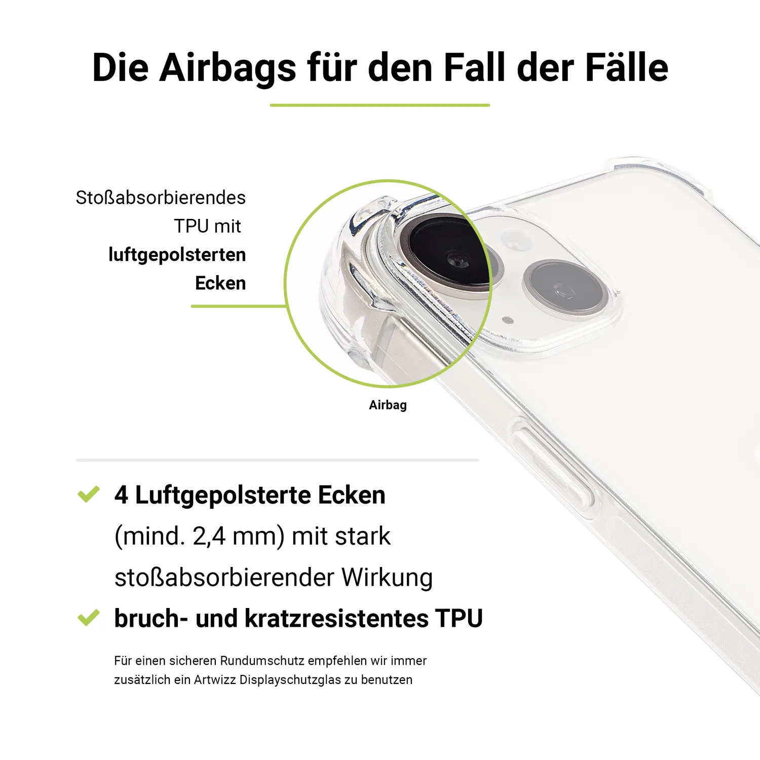 Artwizz Protection Clear Case Handyhülle transparent