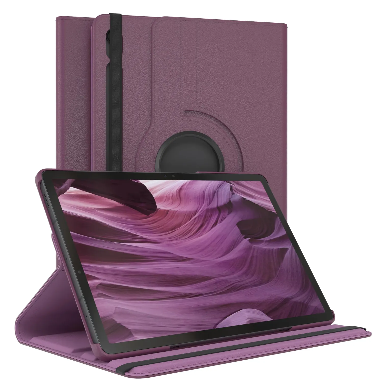 EAZY CASE Tab S10 Plus Tablethülle 360° Braun Kunstleder