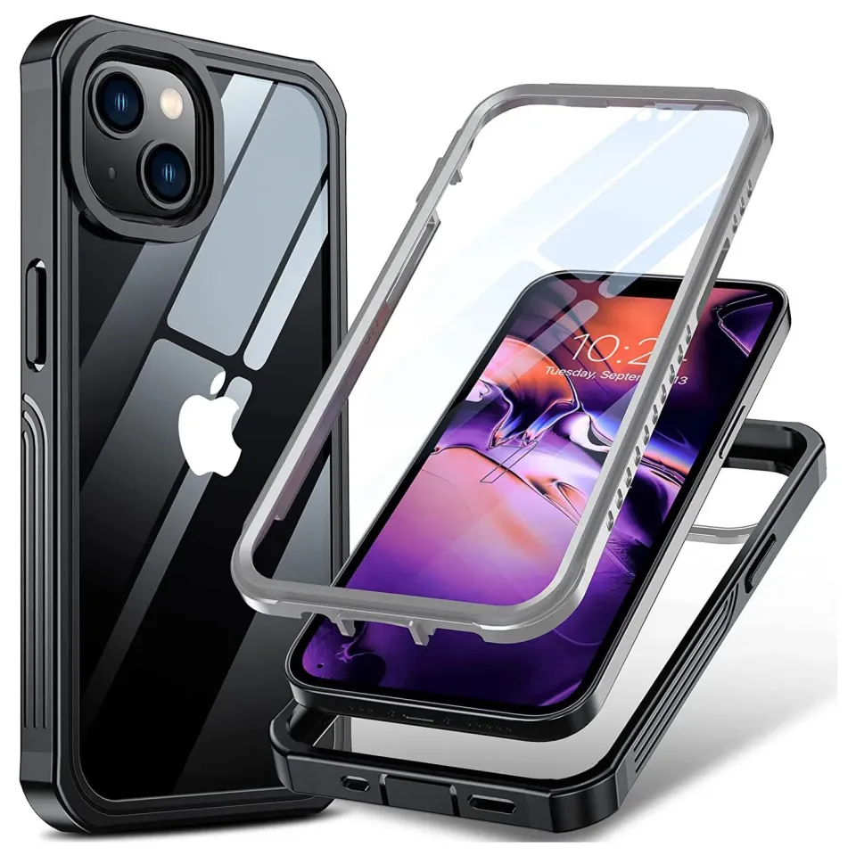 arktis 360ULTIMATE iPhone 14 Plus Hülle Schwarz 360-Grad