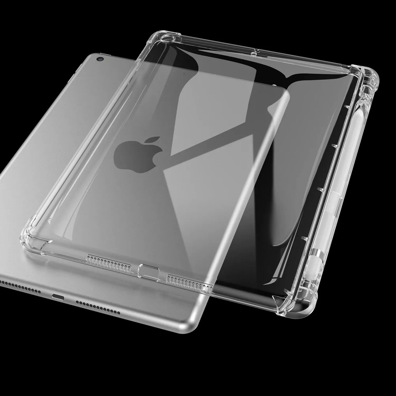 arktis TPU Pencil iPad 10,2 Hülle transparent