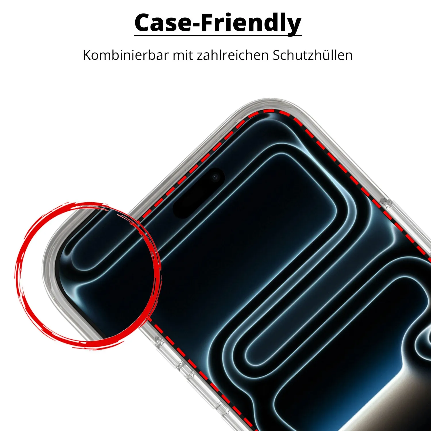 arktis DELUXE iPhone Panzerglas kristallklar 2 Stück