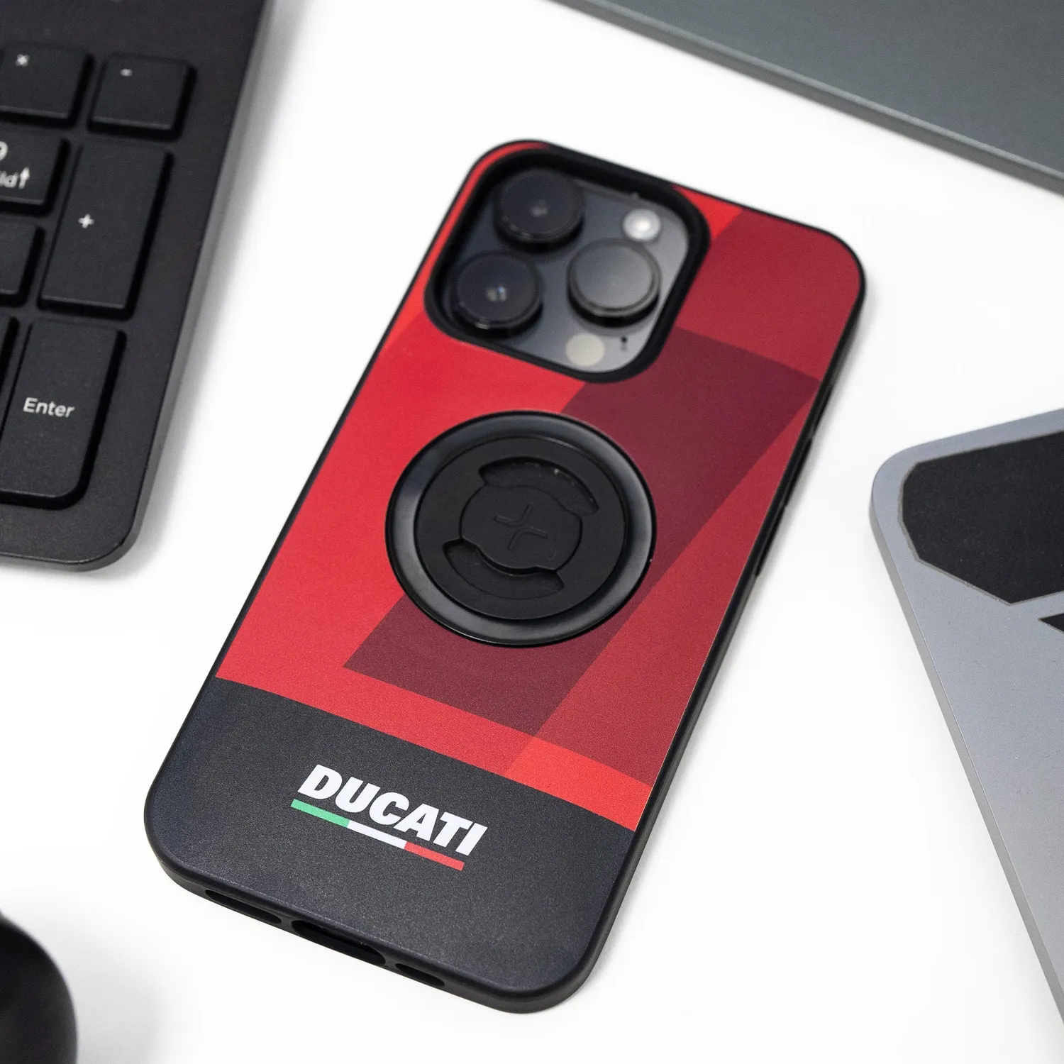 SP Connect Ducati Phone Case Handyhülle Rot Halterung