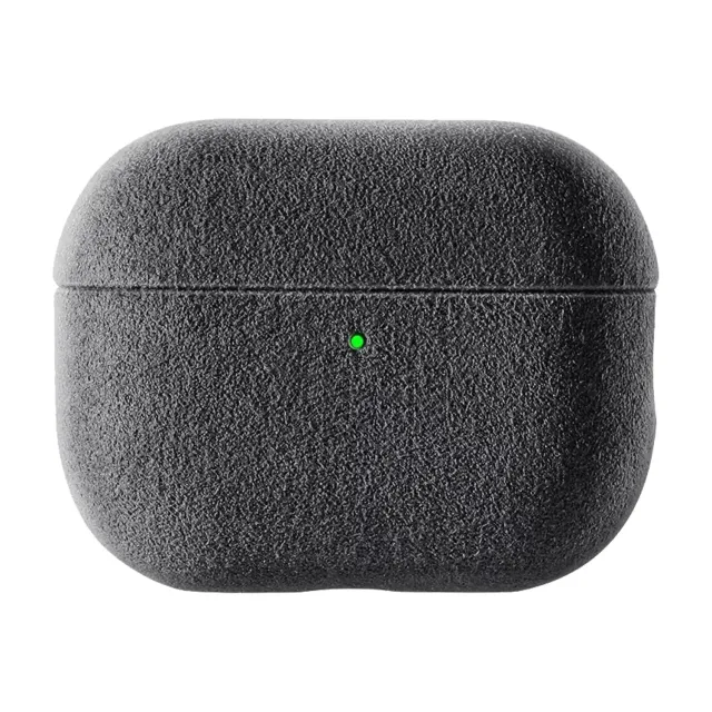 arktis AirPods 4 / AirPods 5 Hülle Alcantara Schwarz edel