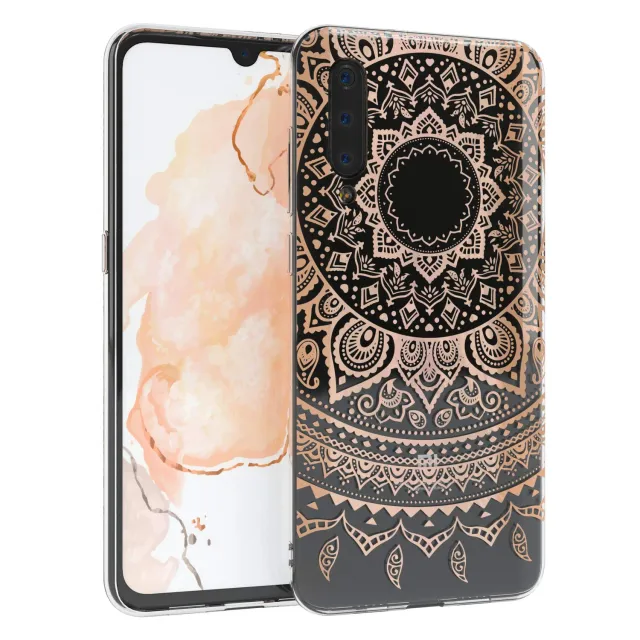 EAZY CASE Xiaomi Mi 9 Handyhülle Mandala Henna Rosé-Gold