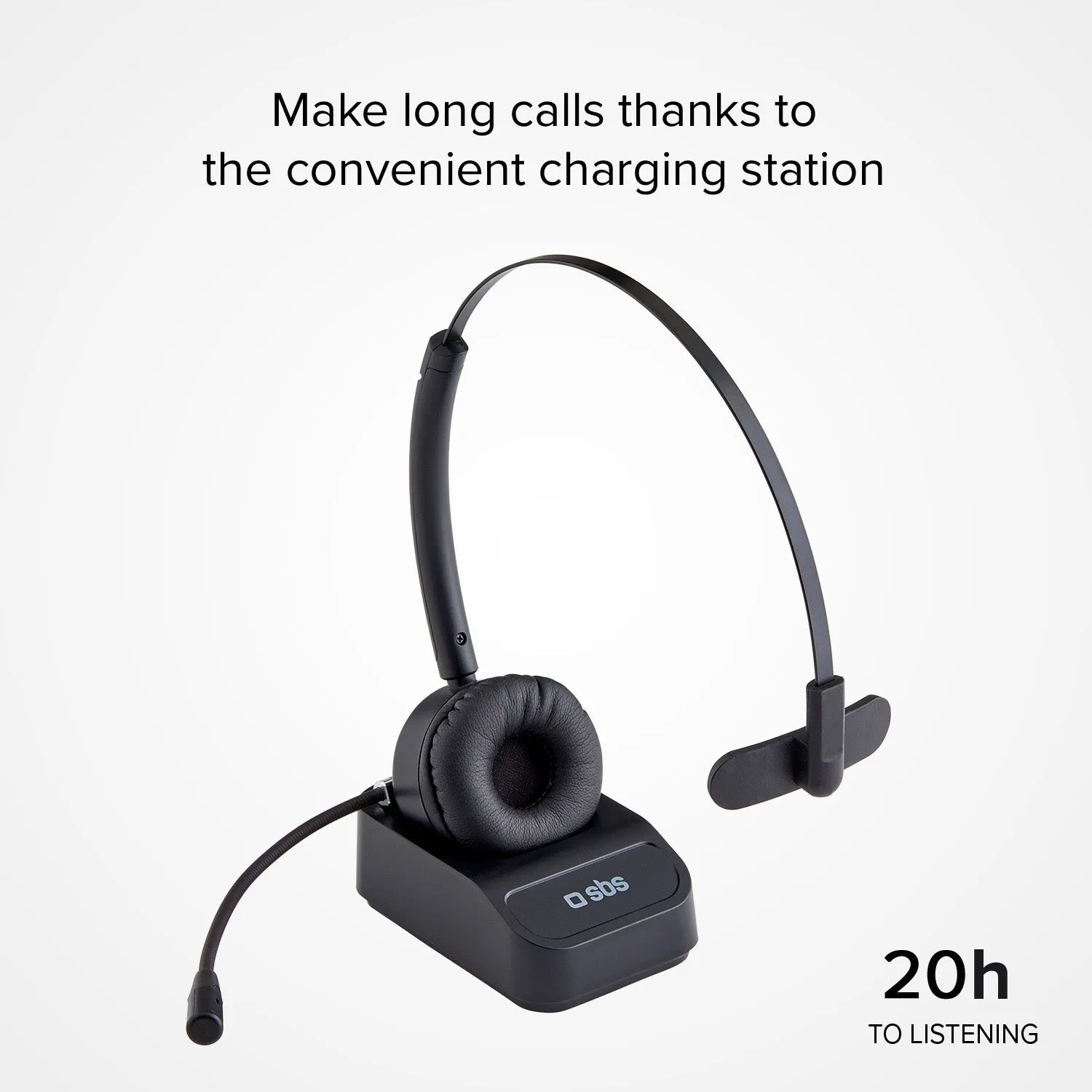 SBS Workline Mono Headset Wireless Multipoint