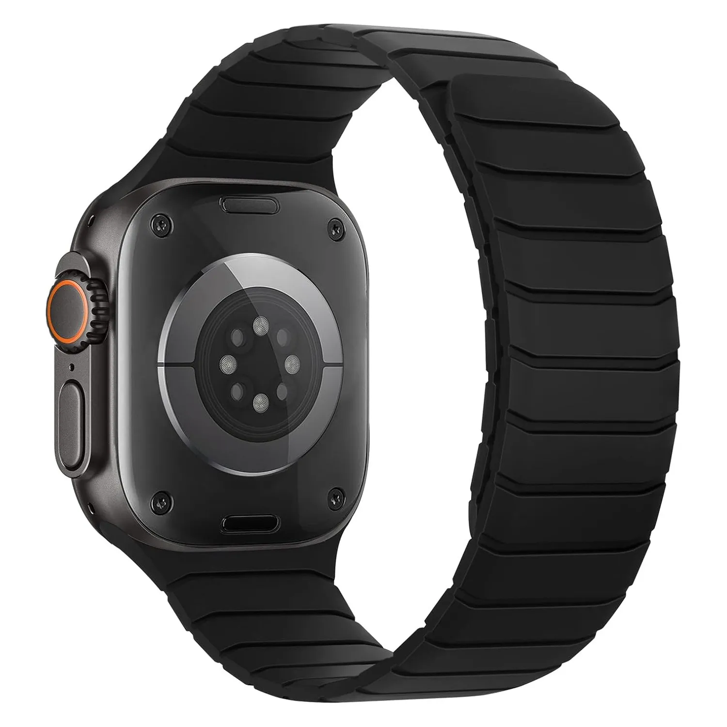arktiband MagFlow Apple Watch Armband Schwarz 46mm