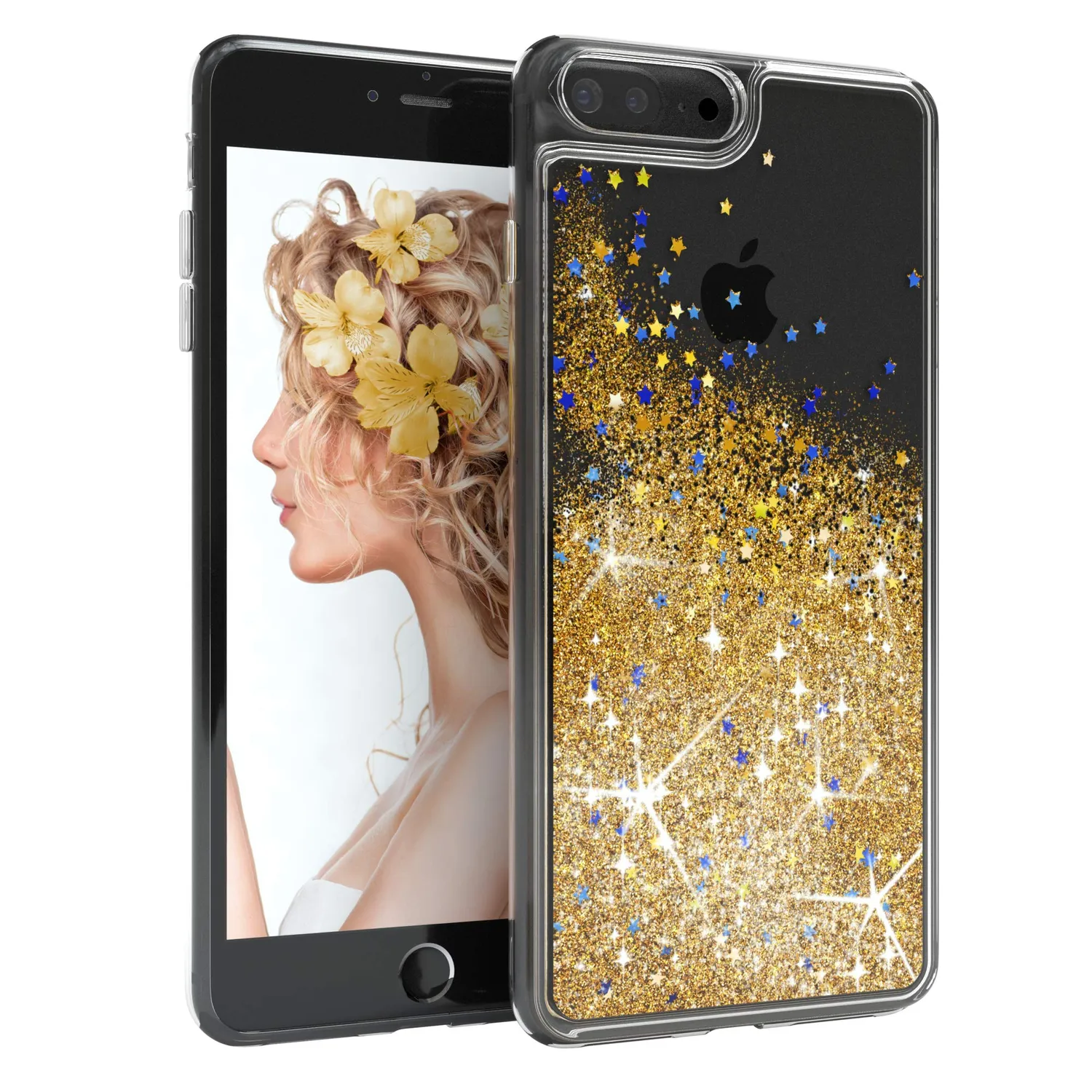 EAZY CASE iPhone 7 Plus / 8 Plus Hülle Liquid Blau