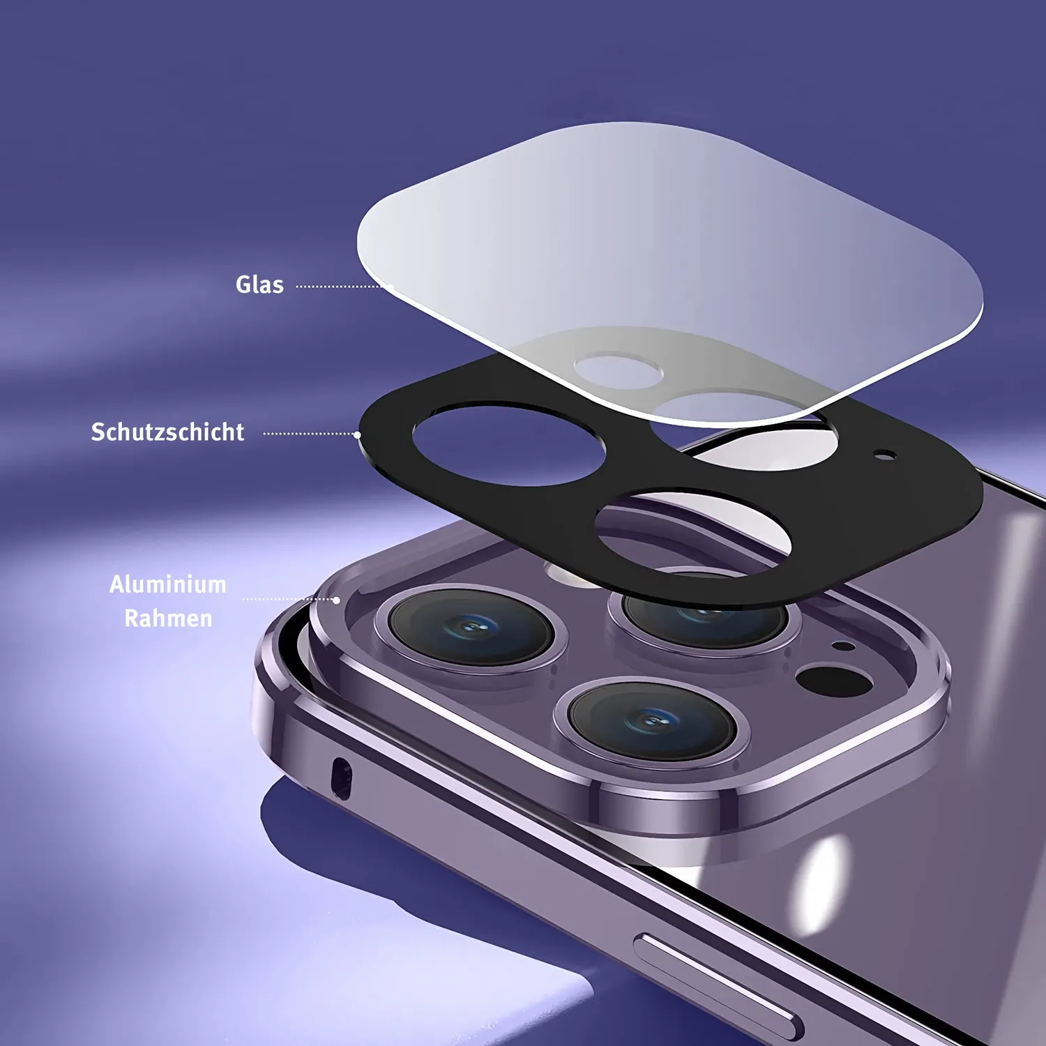 arktis Magnetic Aluminum Case iPhone 14 Hülle Schwarz