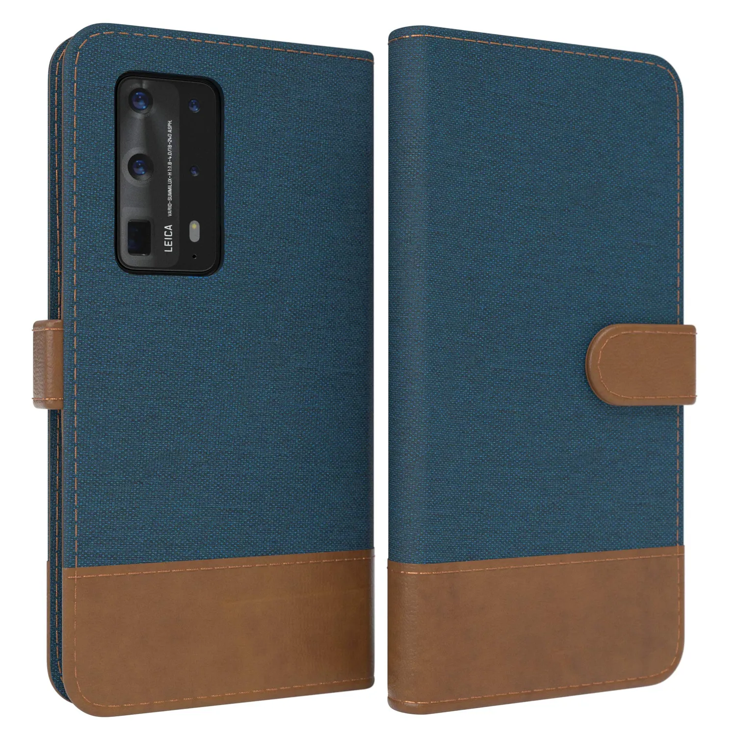 EAZY CASE P40 Pro Plus Klapphülle Schwarz Leder
